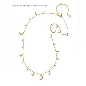 Sequin NYC Luna Convertible Chain Necklace